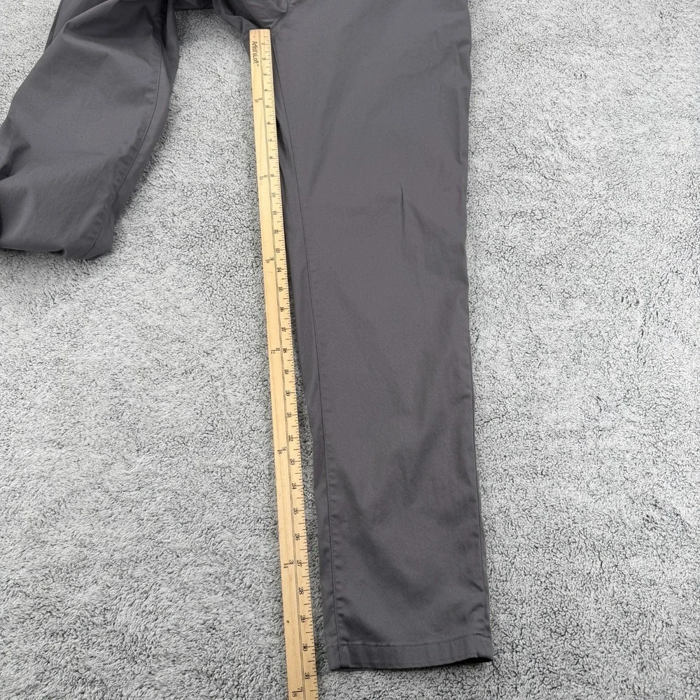 Birddogs Chino Pant Men 34x32 Dark Gray Performance Tech Zip Pocket Golf Trouser